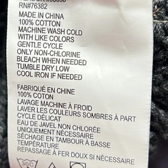 Timberland New Gray Cable Knit Crewneck Standard Fit Sweater Size XXL - Picture 5 of 5